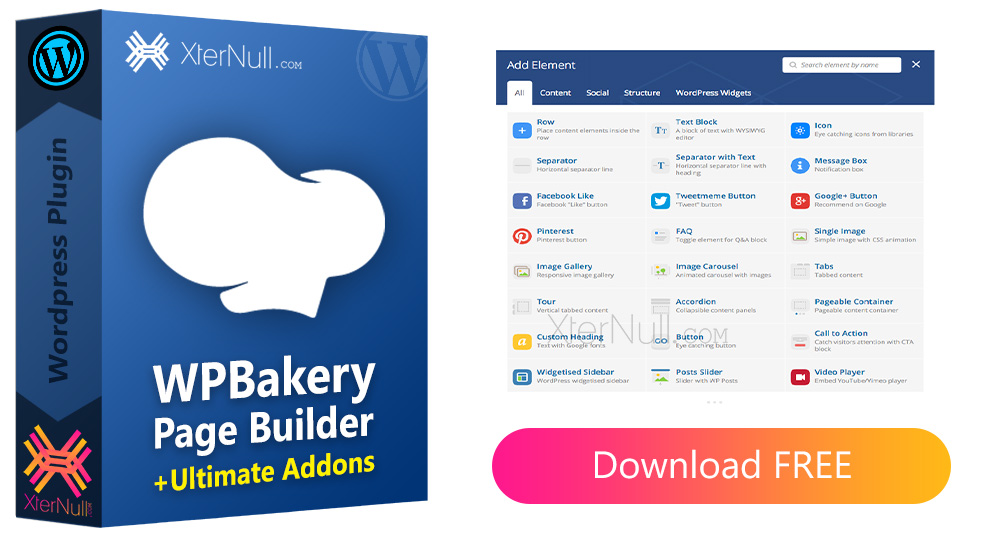 WPBakery Page Builder v6.7.0 [Nulled] + Ultimate Addons