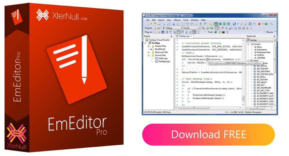 free for mac download EmEditor Professional 22.5.0