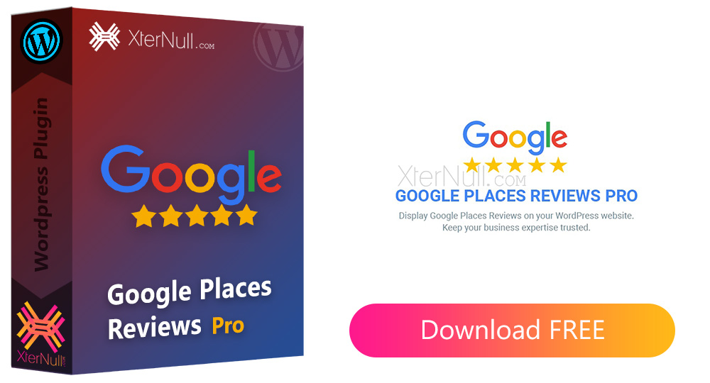 Google Places Reviews Pro Plugin v2.4.2 [Nulled]
