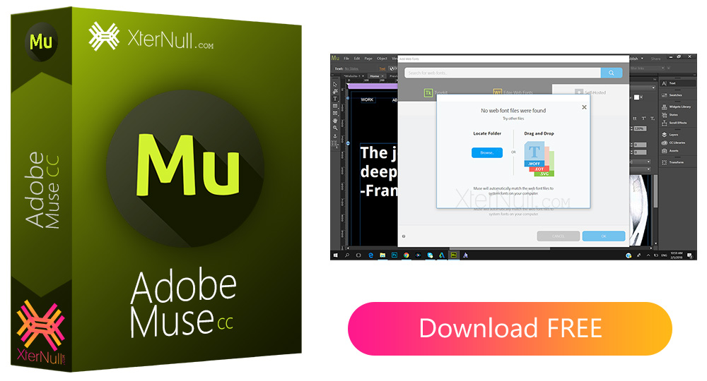 adobe muse cc free download with crack