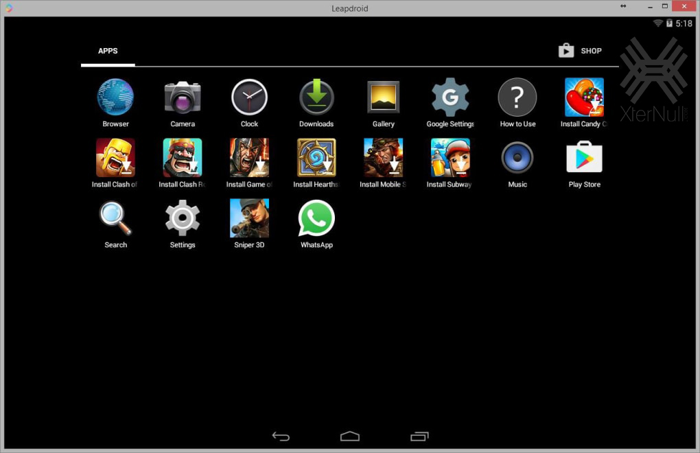 LeapDroid (Android Emulator For Windows)