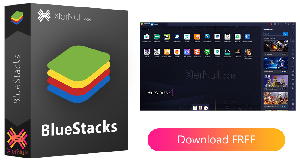 BlueStacks  (Android Emulator For Windows/MacOS)