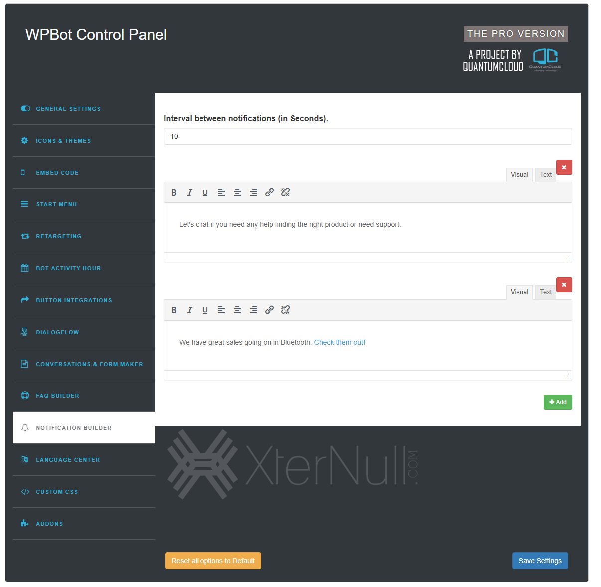 WPBot Pro v10.9.3 Plugin [Nulled] (WordPress Chatbot)