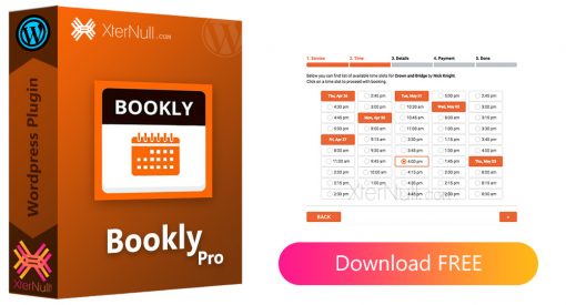 Bookly Pro v19.7 Plugin [Nulled] + (Addons)