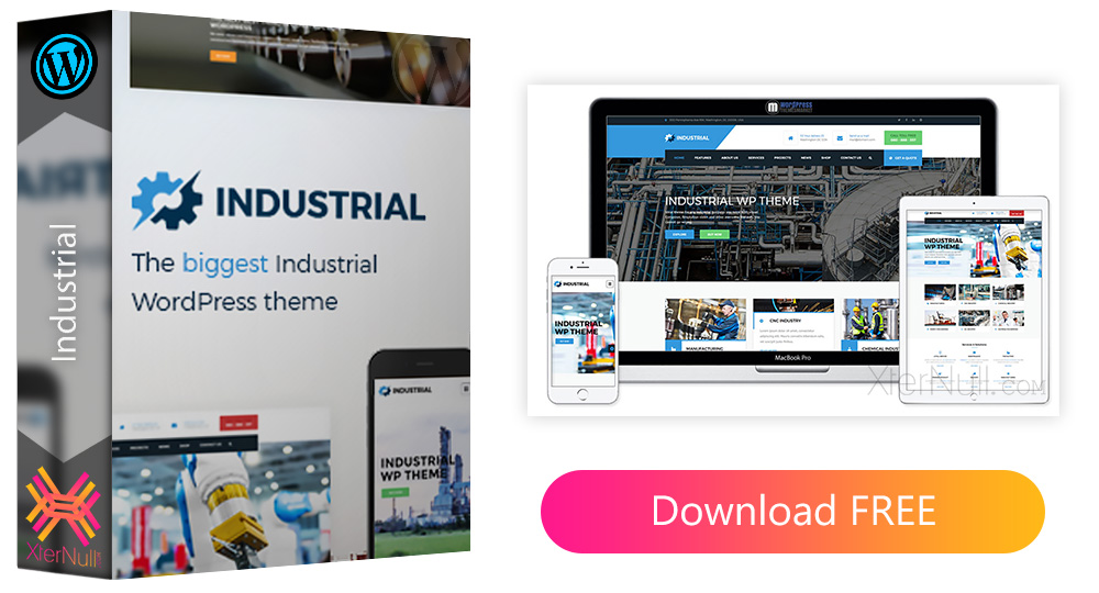 Industrial v1.4.3 WordPress Theme [Nulled]