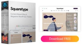 Squaretype v3.0.1 WordPress Theme [Nulled]