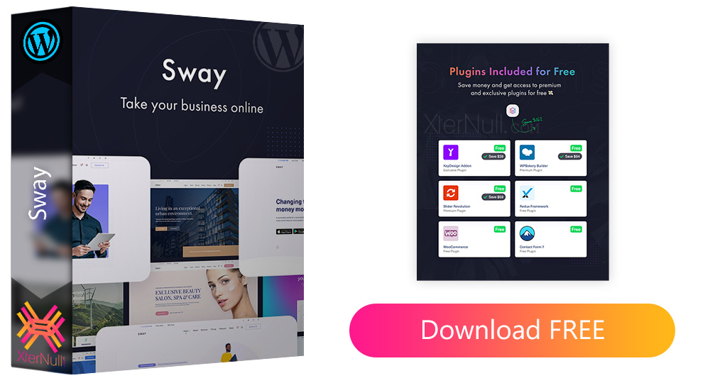 Sway v1.8 WordPress Theme [Nulled]