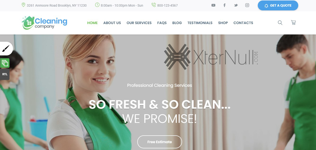 Cleaning Services v2.2 WordPress Theme [Nulled]