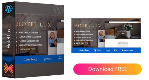 Hotel Lux v1.1.9 WordPress Theme [Nulled]