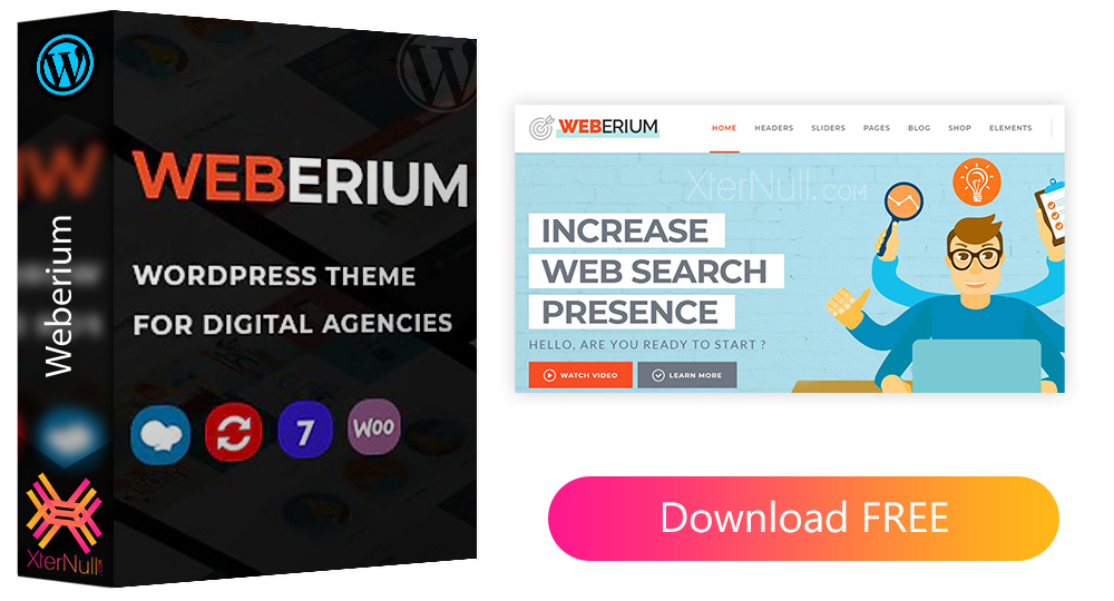 Weberium v1.16 WordPress Theme [Nulled]